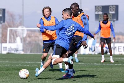 entrenamiento del real madrid