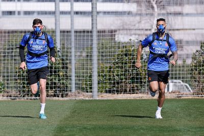 entrenamiento del real madrid