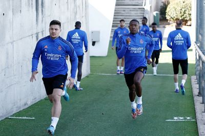 entrenamiento del real madrid