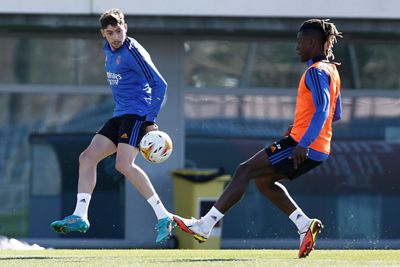 entrenamiento del real madrid