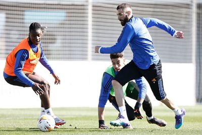 entrenamiento del real madrid