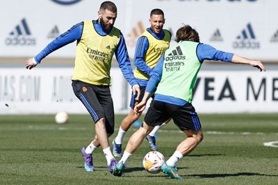 entrenamiento del real madrid
