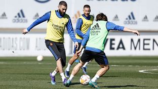 O plantel continua a preparar o jogo contra a Real Sociedad