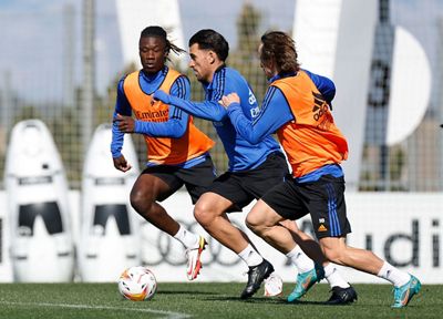 entrenamiento del real madrid