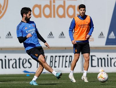 entrenamiento del real madrid