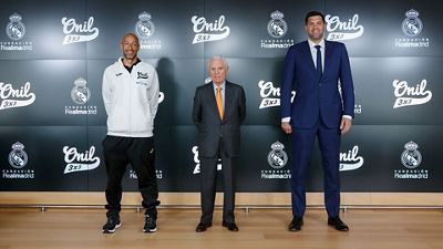 Felipe Reyes presents 1st Real Madrid Foundation and Onil 3x3 3x3 Basketball Charity Cup