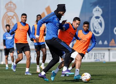 entrenamiento del real madrid