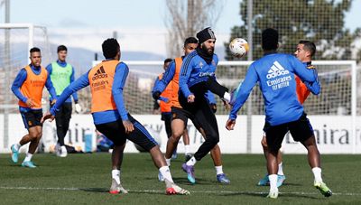 entrenamiento del real madrid
