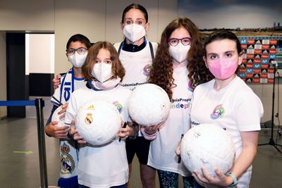 acto del real madrid y la asociación de enfermedades poco frecuentes