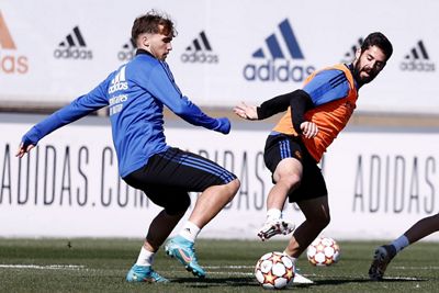 entrenamiento del real madrid