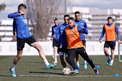 entrenamiento del real madrid