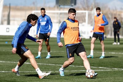entrenamiento del real madrid