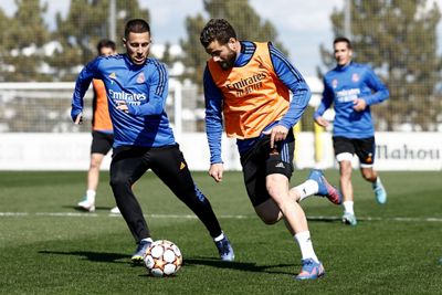 entrenamiento del real madrid