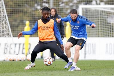 entrenamiento del real madrid