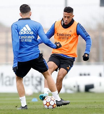 entrenamiento del real madrid