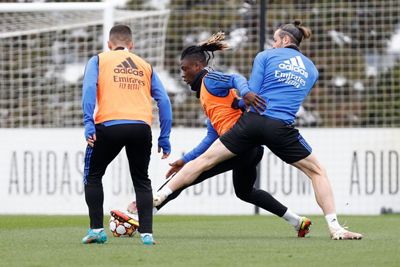 entrenamiento del real madrid