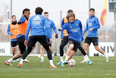 entrenamiento del real madrid
