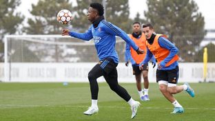 Preparations continue for the match against PSG