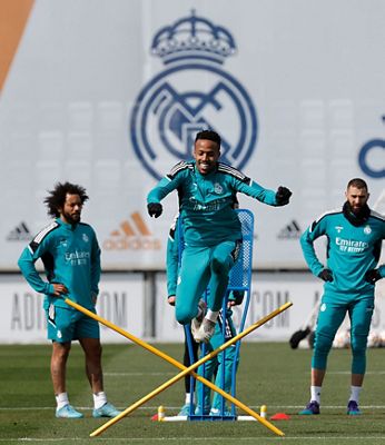 entrenamiento del real madrid