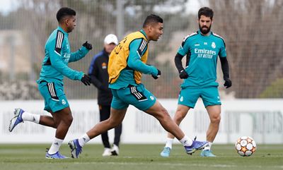entrenamiento del real madrid