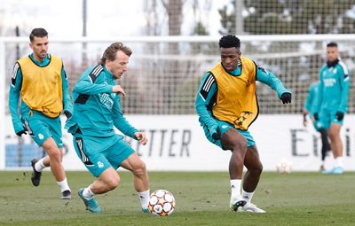 entrenamiento del real madrid