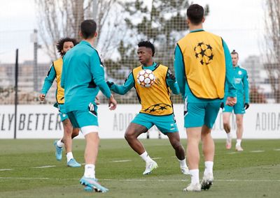 entrenamiento del real madrid