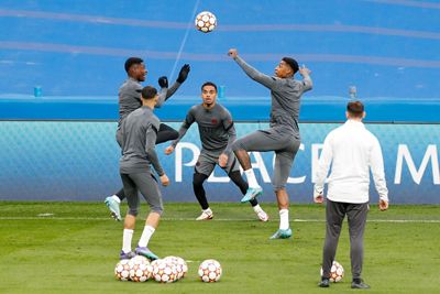entrenamiento del psg