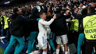 Inside Real Madrid: experience the extraordinary end to the game from the dugout