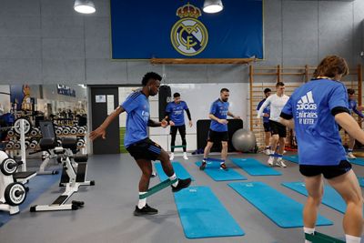 entrenamiento del real madrid