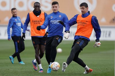 entrenamiento del real madrid