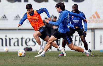 entrenamiento del real madrid