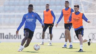 Letzte Trainingseinheit vor dem Spiel gegen Mallorca