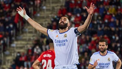 Benzema égale son record de buts sur une saison