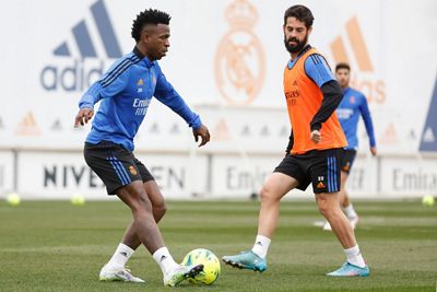 entrenamiento del real madrid