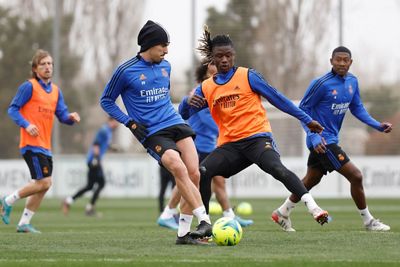 entrenamiento del real madrid