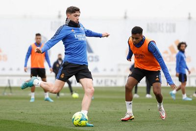 entrenamiento del real madrid