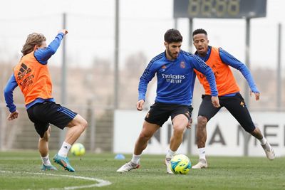 entrenamiento del real madrid