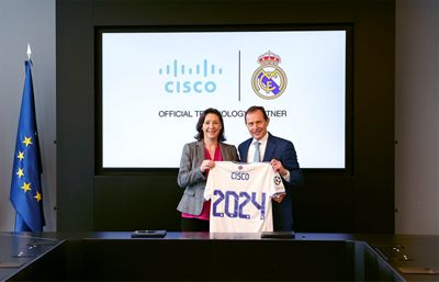 cisco nuevo patrocinador tecnológico del real madrid