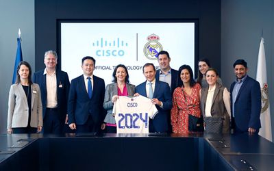 cisco nuevo patrocinador tecnológico del real madrid
