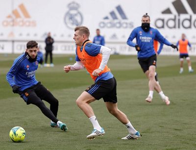 entrenamiento del real madrid