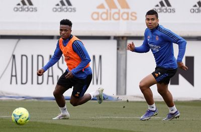 entrenamiento del real madrid