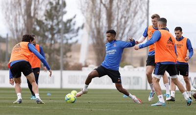 entrenamiento del real madrid