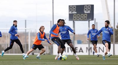 entrenamiento del real madrid