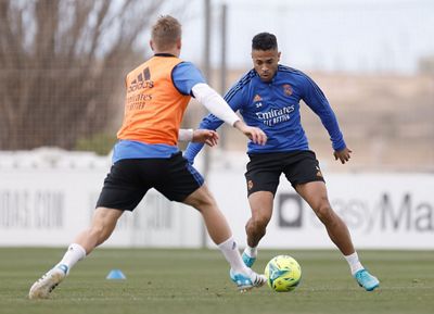 entrenamiento del real madrid