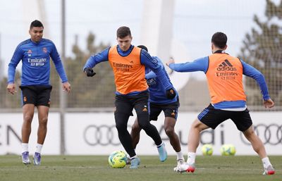 entrenamiento del real madrid