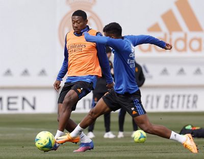 entrenamiento del real madrid