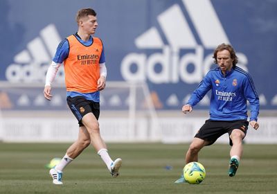 entrenamiento del real madrid
