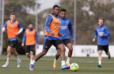 entrenamiento del real madrid
