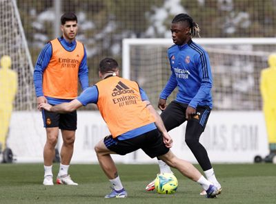 entrenamiento del real madrid