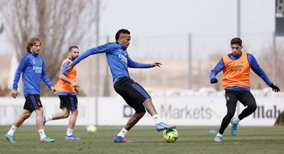 entrenamiento del real madrid